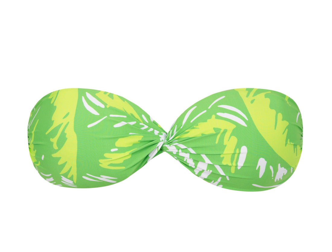 Product Front: Rio De Sol Bikini Tops Top Green-Palms Twist