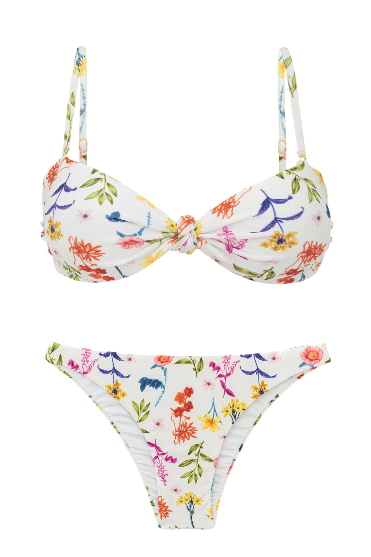 Product Front: Rio De Sol Two Piece Swimwear Set Countryside Bandeau-Joy Leblon