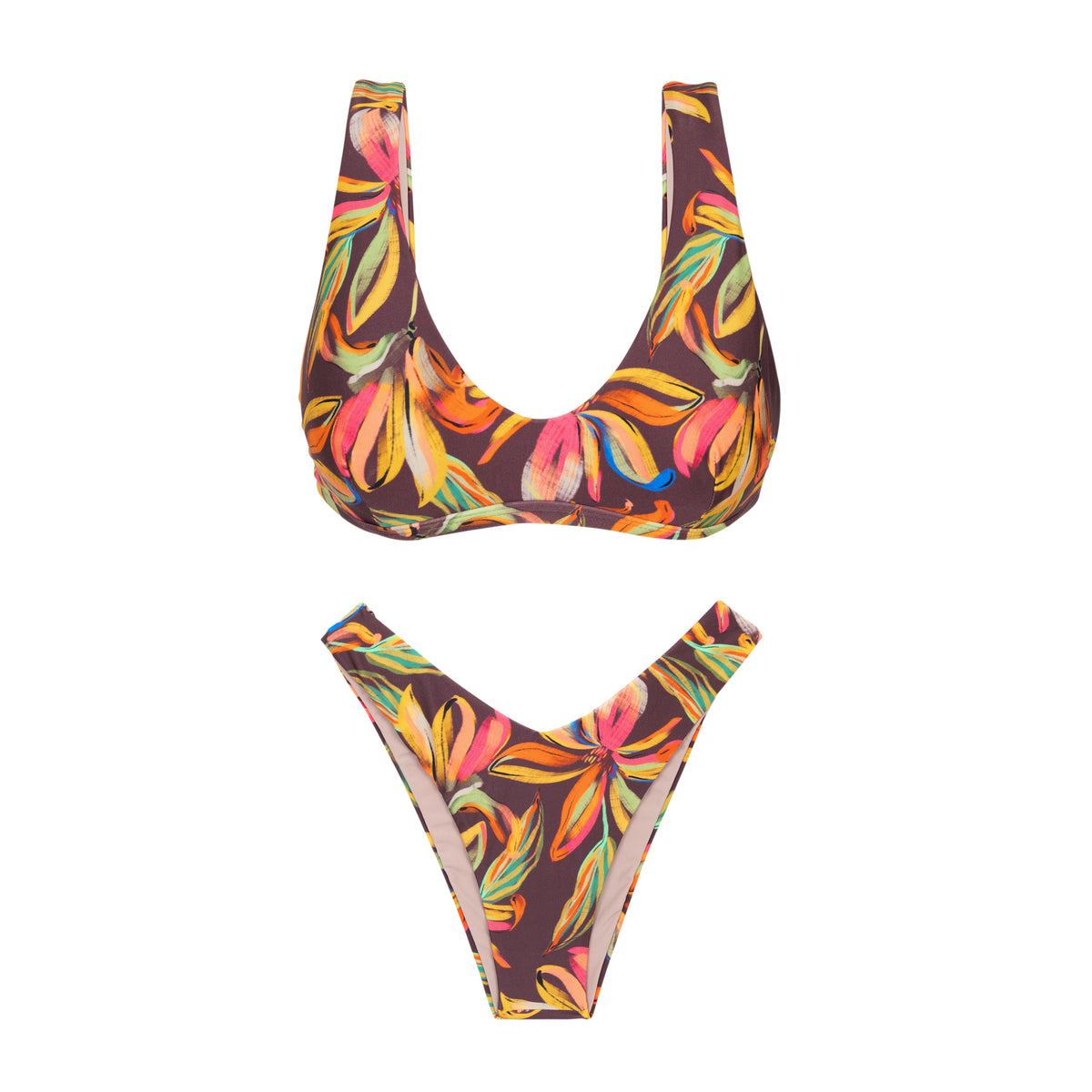 Product Front: Rio De Sol Two Piece Swimwear Set Fiore Hera Cali