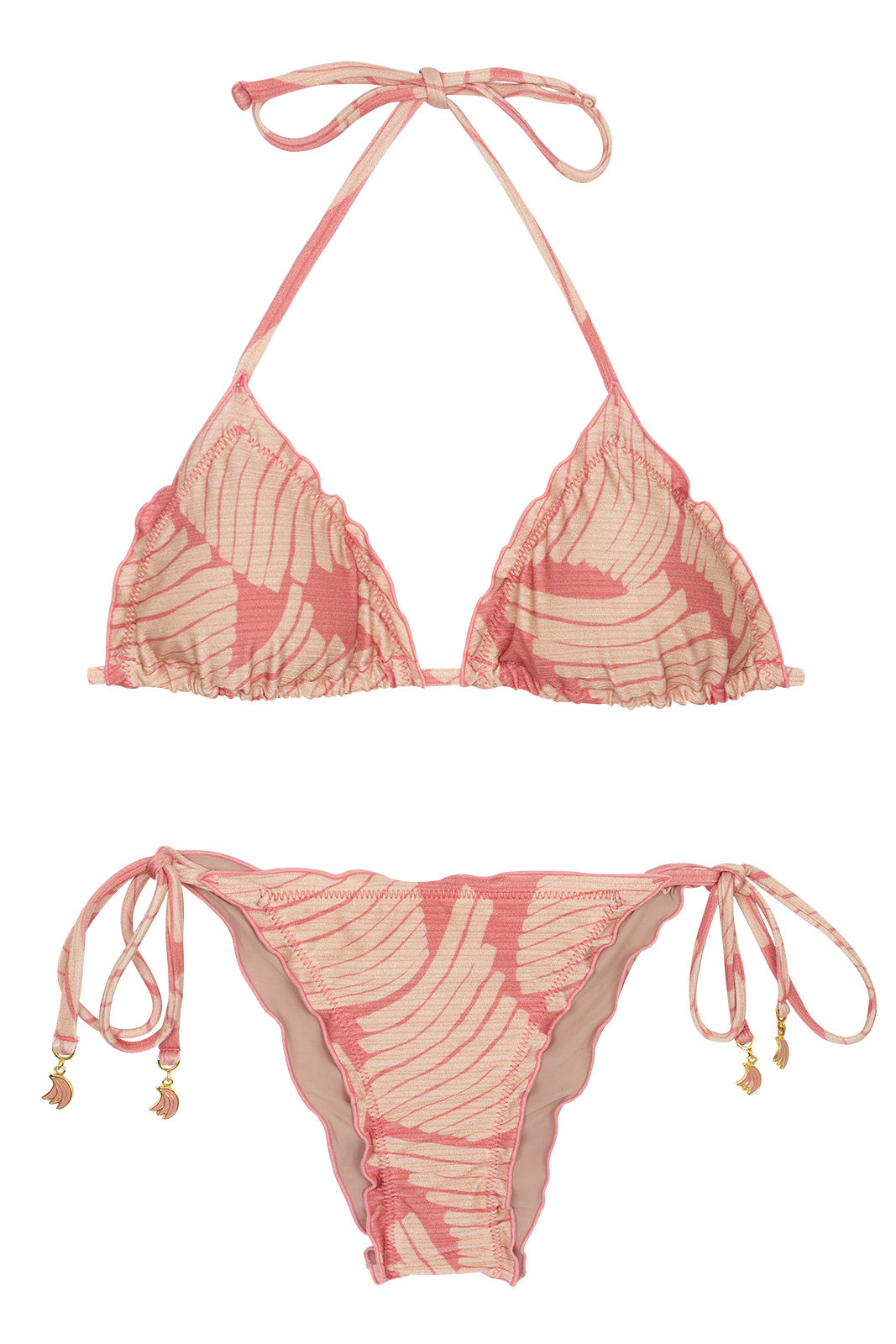 Product Front: Rio De Sol Two Piece Swimwear Banana Rose Frufru