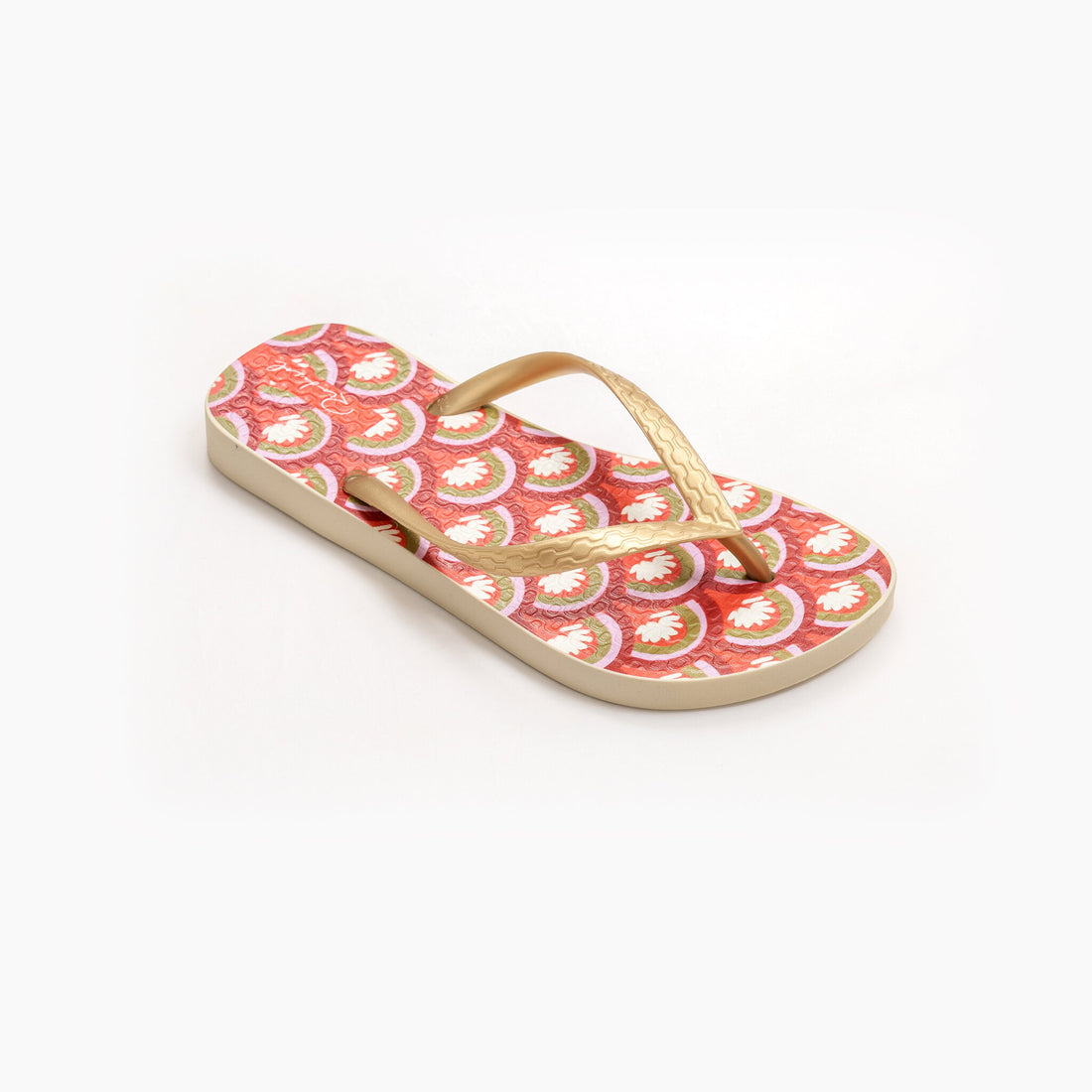 Product Back: Rio De Sol Flip-Flops Floral-Scales Slim