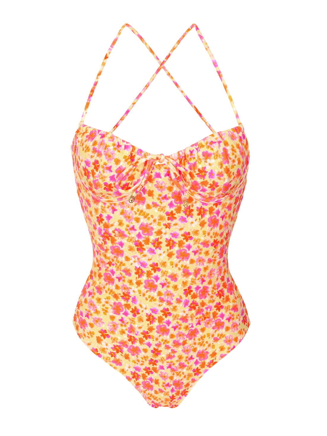 Product Front: Rio De Sol One Piece Swimsuits Ditsy-Butter Julia