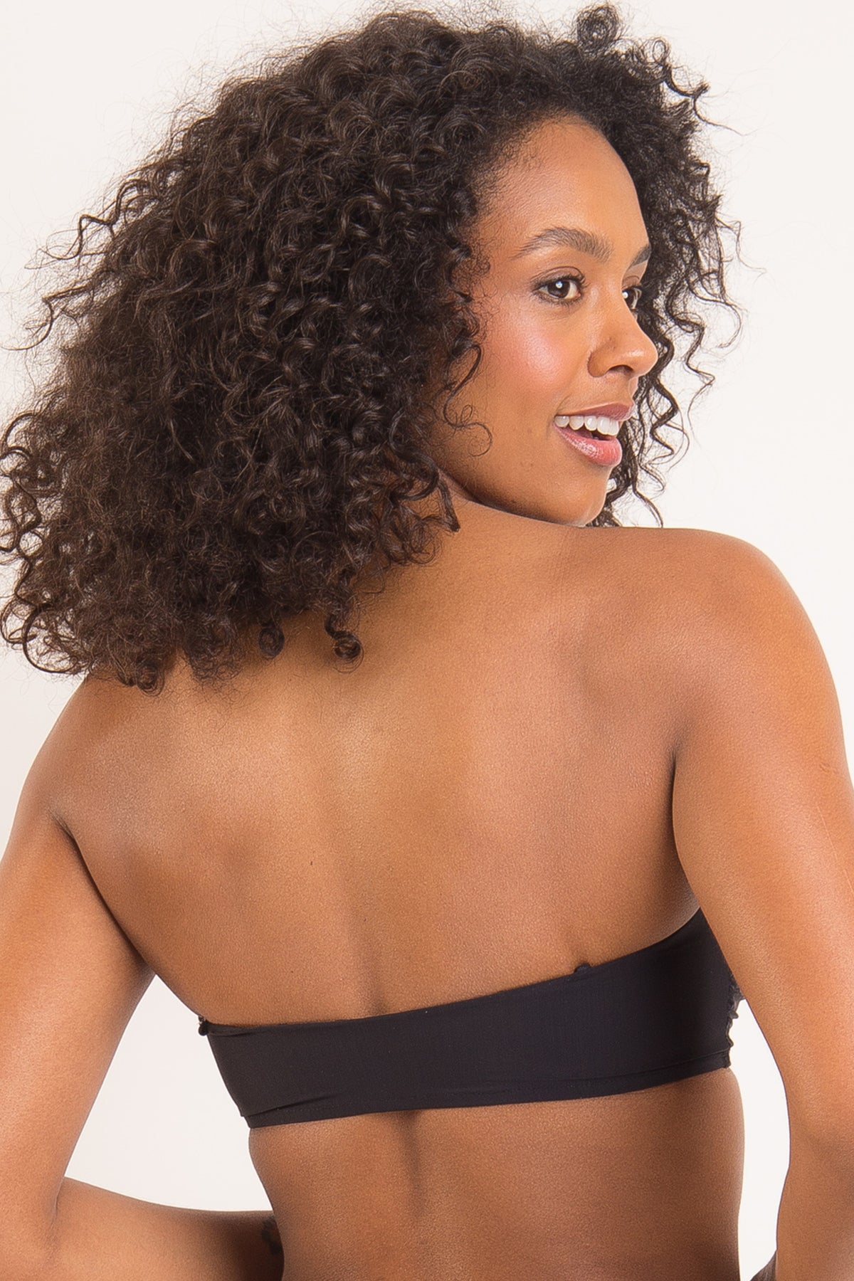 Image 06: Rio De Sol Bikini Tops Top Nero Bandeau-Reto