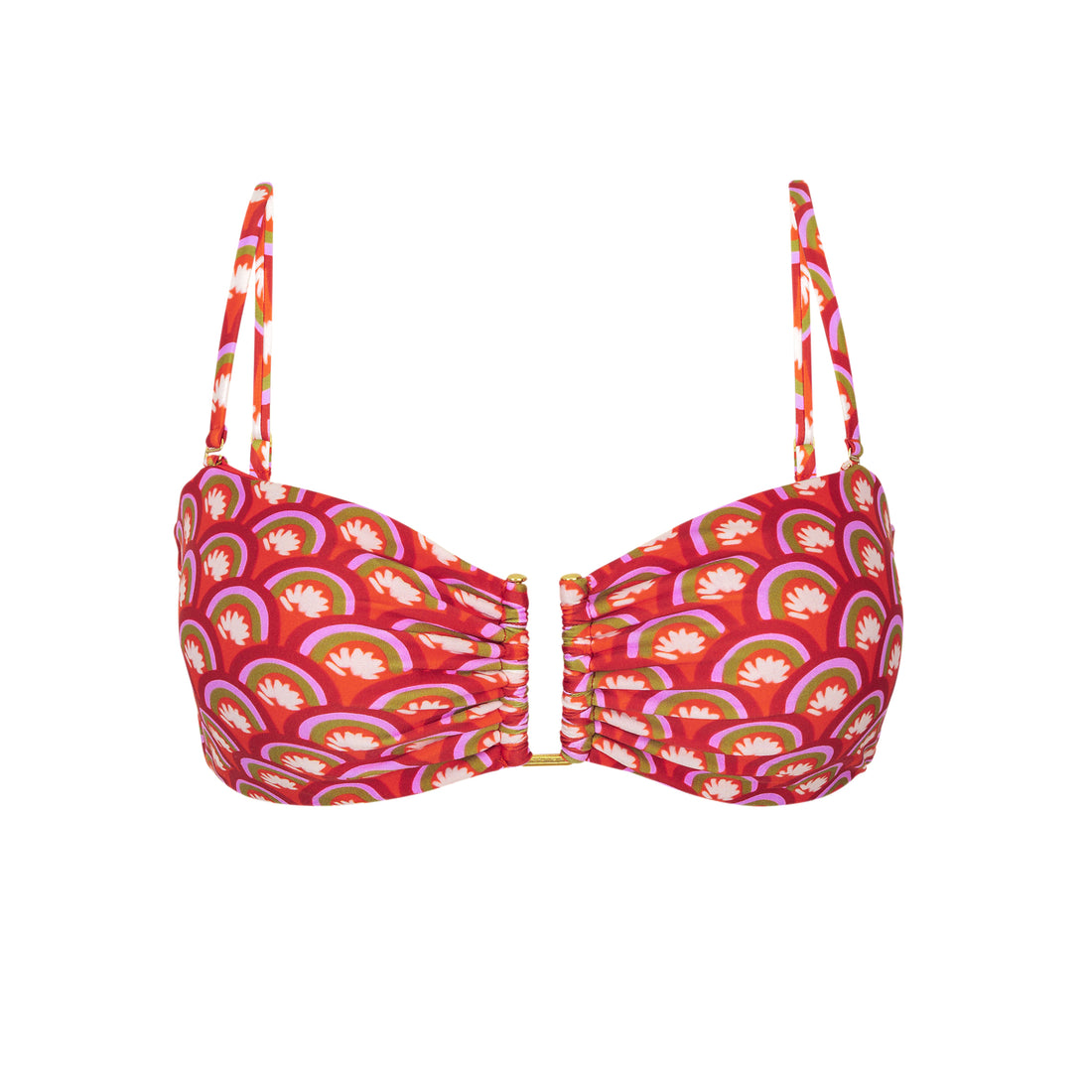 Product Front: Rio De Sol Bikini Tops Top Floral-Scales Sara