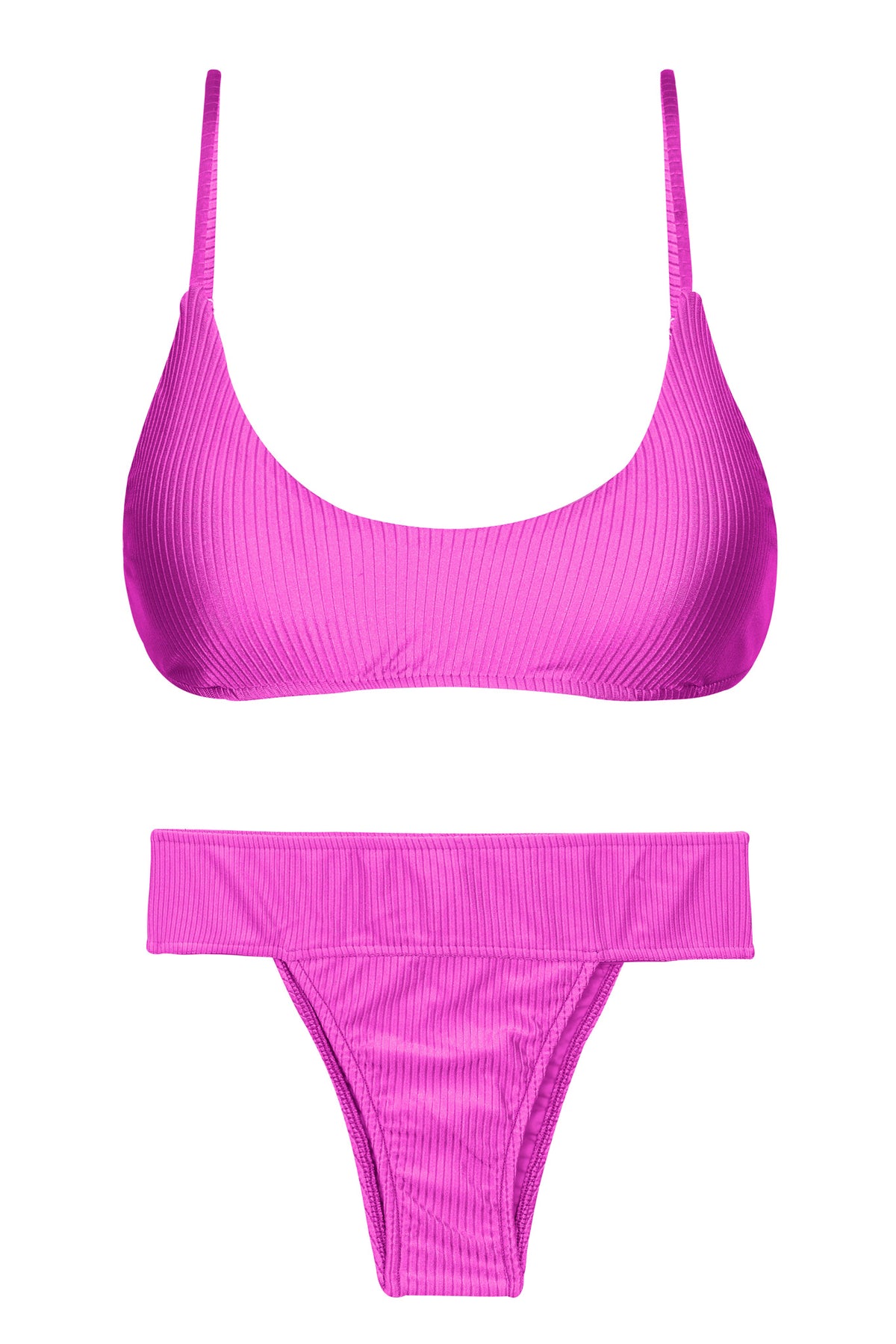 Product Front: Rio De Sol Two Piece Swimwear Set Eden-Pink Bralette Rio-Cos