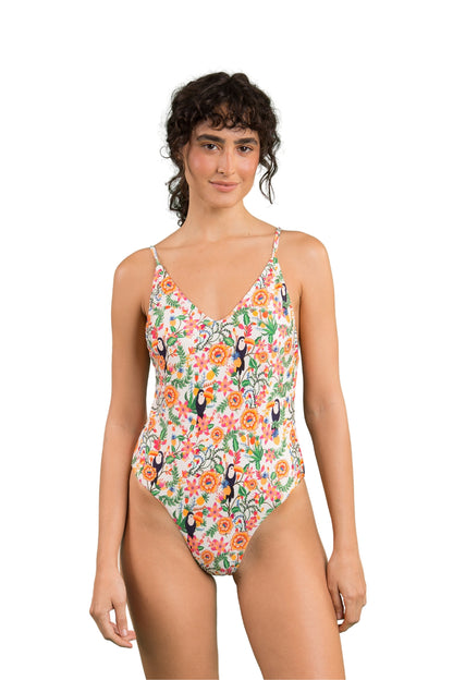 Model Front: Rio De Sol One Piece Swimsuits Boho Hype