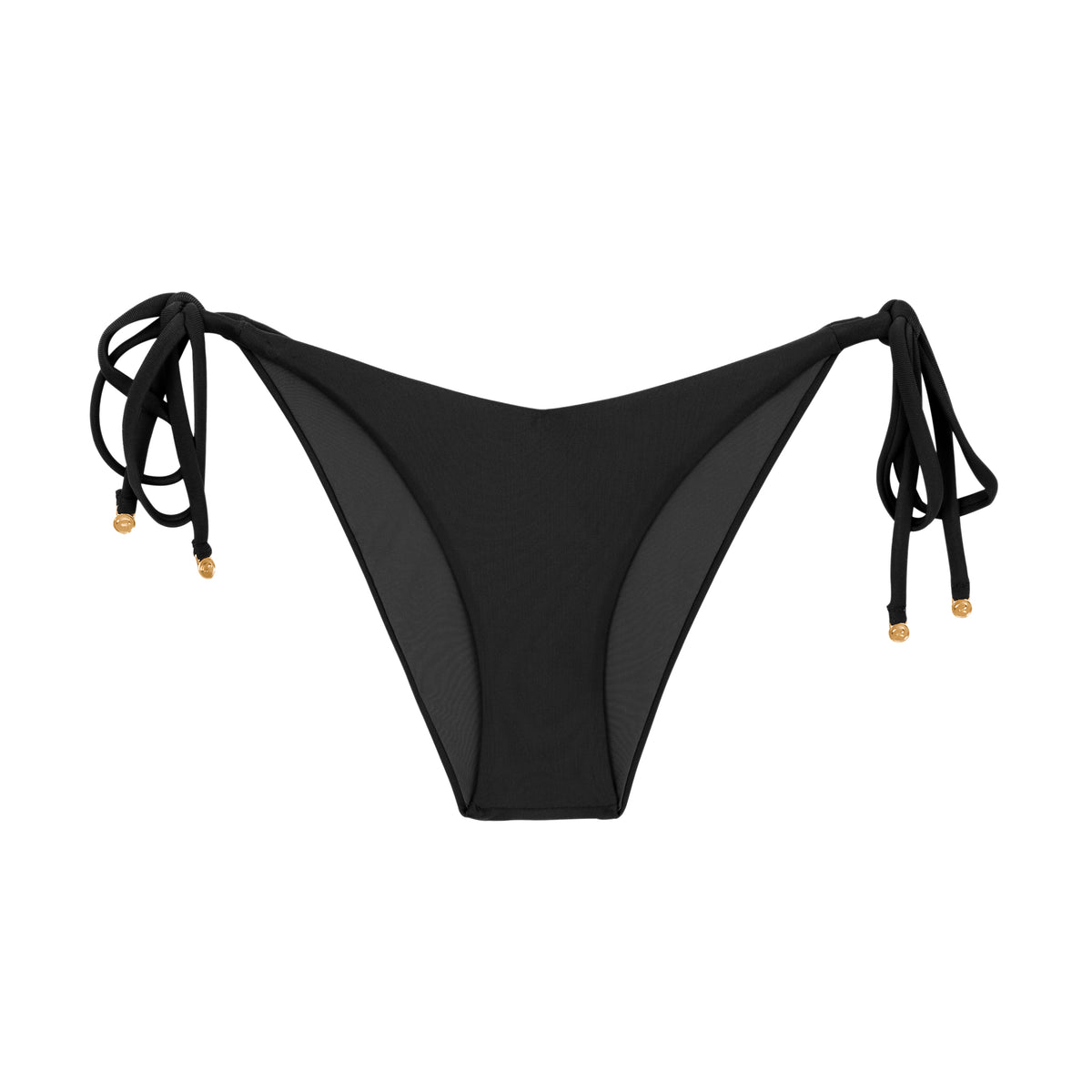 Product Front: Rio De Sol Bikini Bottoms Bottom Touch-Black Amora