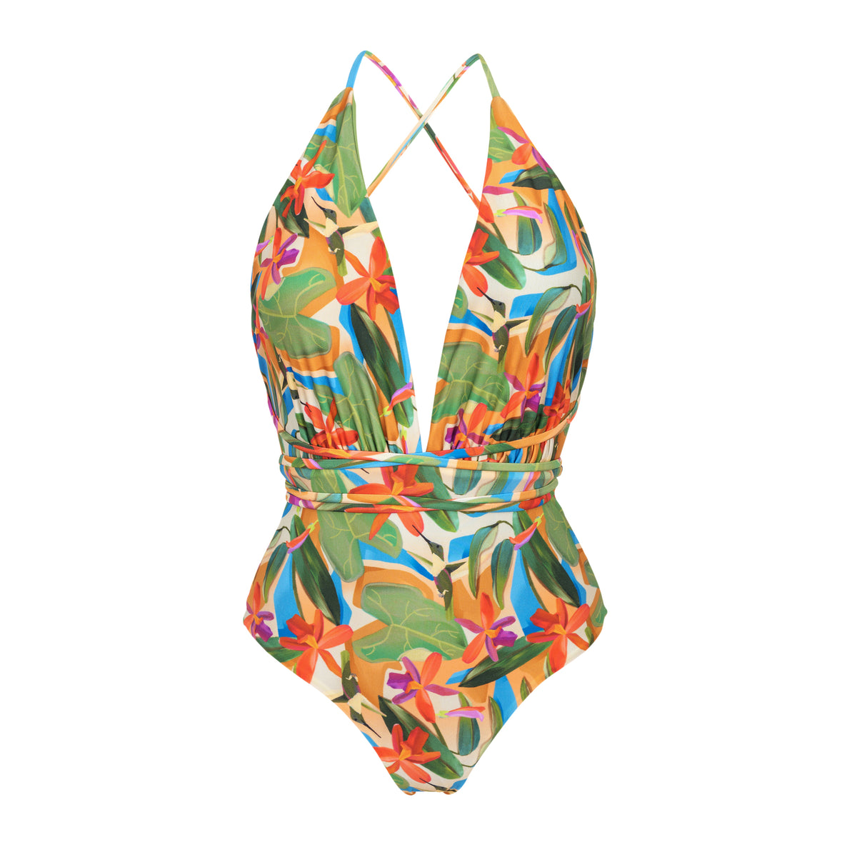 Product Front: Rio De Sol One Piece Swimsuits Tropical New Vegas