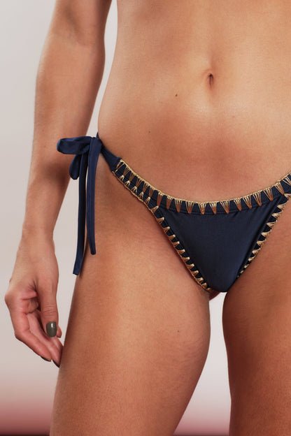 Image 05: Blueman Bikini Bottoms Bottom Navy-Blue Dance-Art