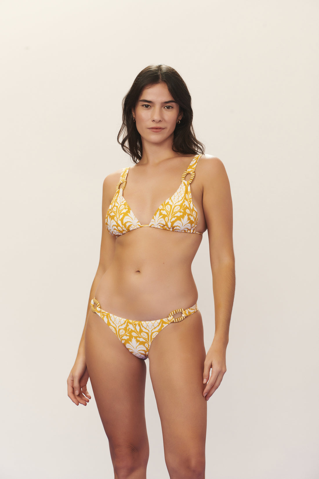 Model Front: Blueman Bikini Bottoms Bottom Seiva-Doce-Amarela Ubatuba