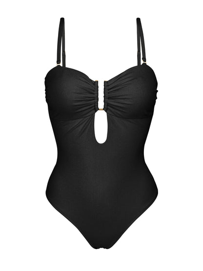 Product Front: Rio De Sol One Piece Swimsuits Malibu-Black Sara-Op