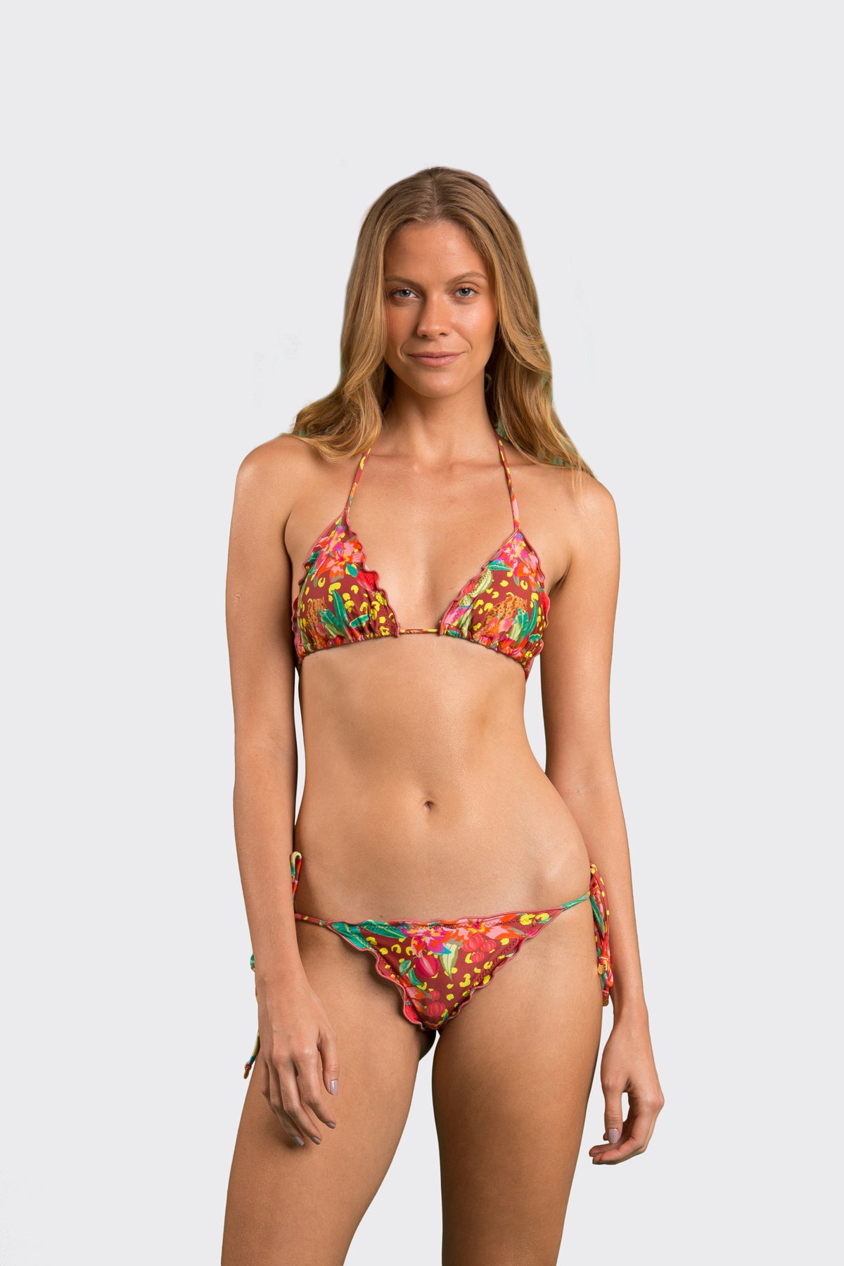 Model Front: Rio De Sol Bikini Bottoms Bottom Tropics Frufru