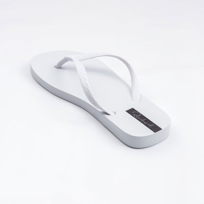 Image 04: Rio De Sol Flip-Flops White Slim