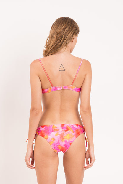 Model Back: Rio De Sol Two Piece Swimwear Set Joyful Balconet-Tie Madrid