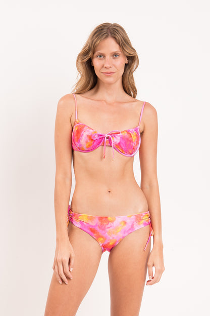 Model Front: Rio De Sol Two Piece Swimwear Set Joyful Balconet-Tie Madrid