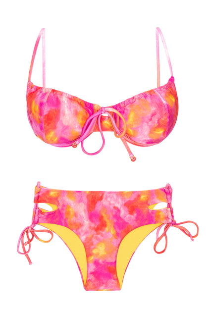 Product Front: Rio De Sol Two Piece Swimwear Set Joyful Balconet-Tie Madrid