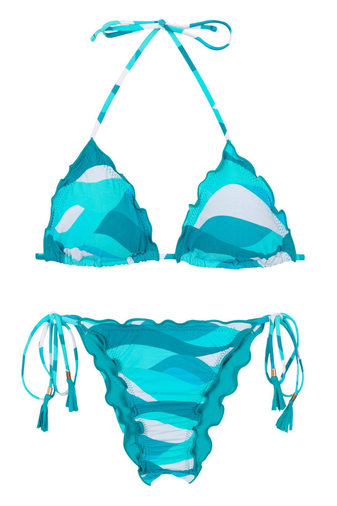 Product Front: Rio De Sol Two Piece Swimwear Set Mayaguana Frufru