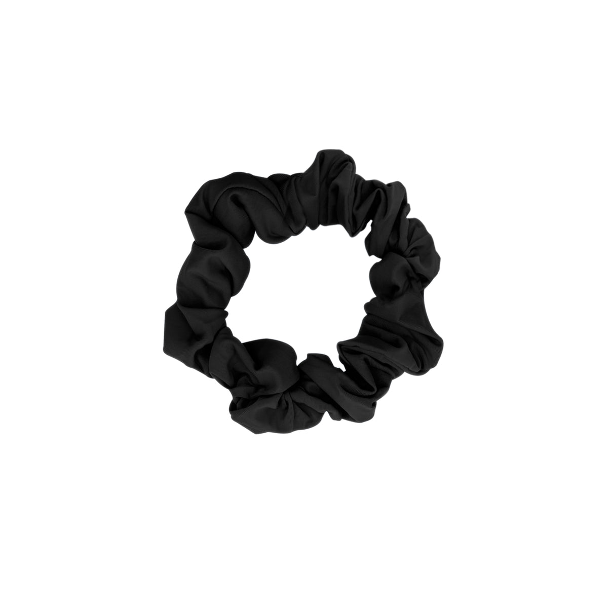 Product Front: Rio De Sol Hair Accessory Icon-Nero Scrunchie