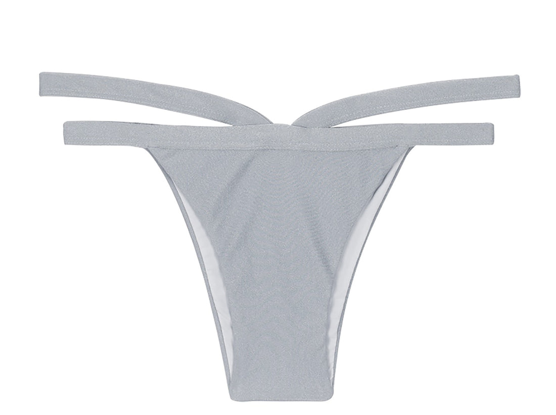 Product Front: Rio De Sol Bikini Bottoms Calcinha Silver Triangulo
