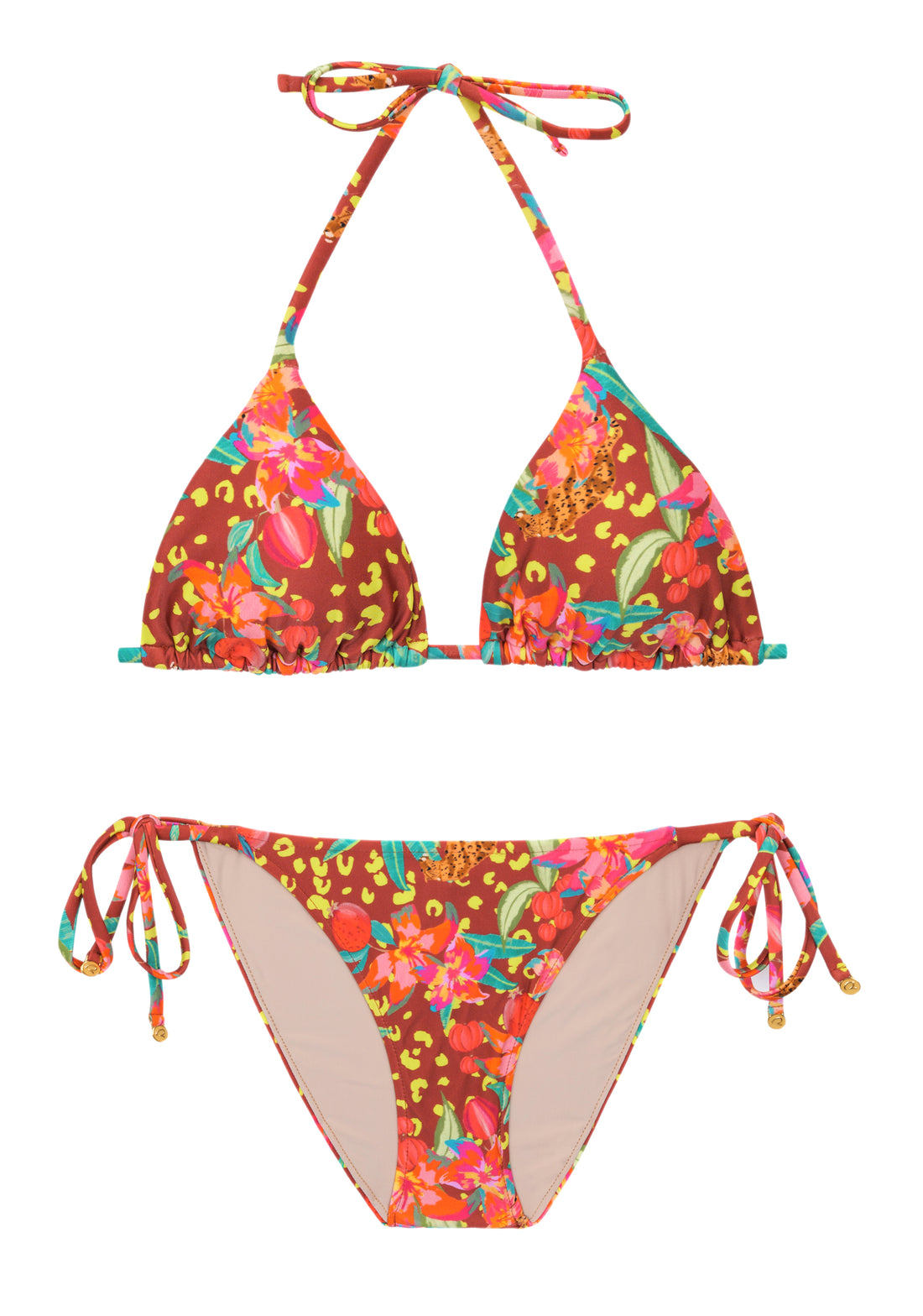 Product Front: Rio De Sol Two Piece Swimwear Set Tropics Tri-Inv Ibiza-Comfy