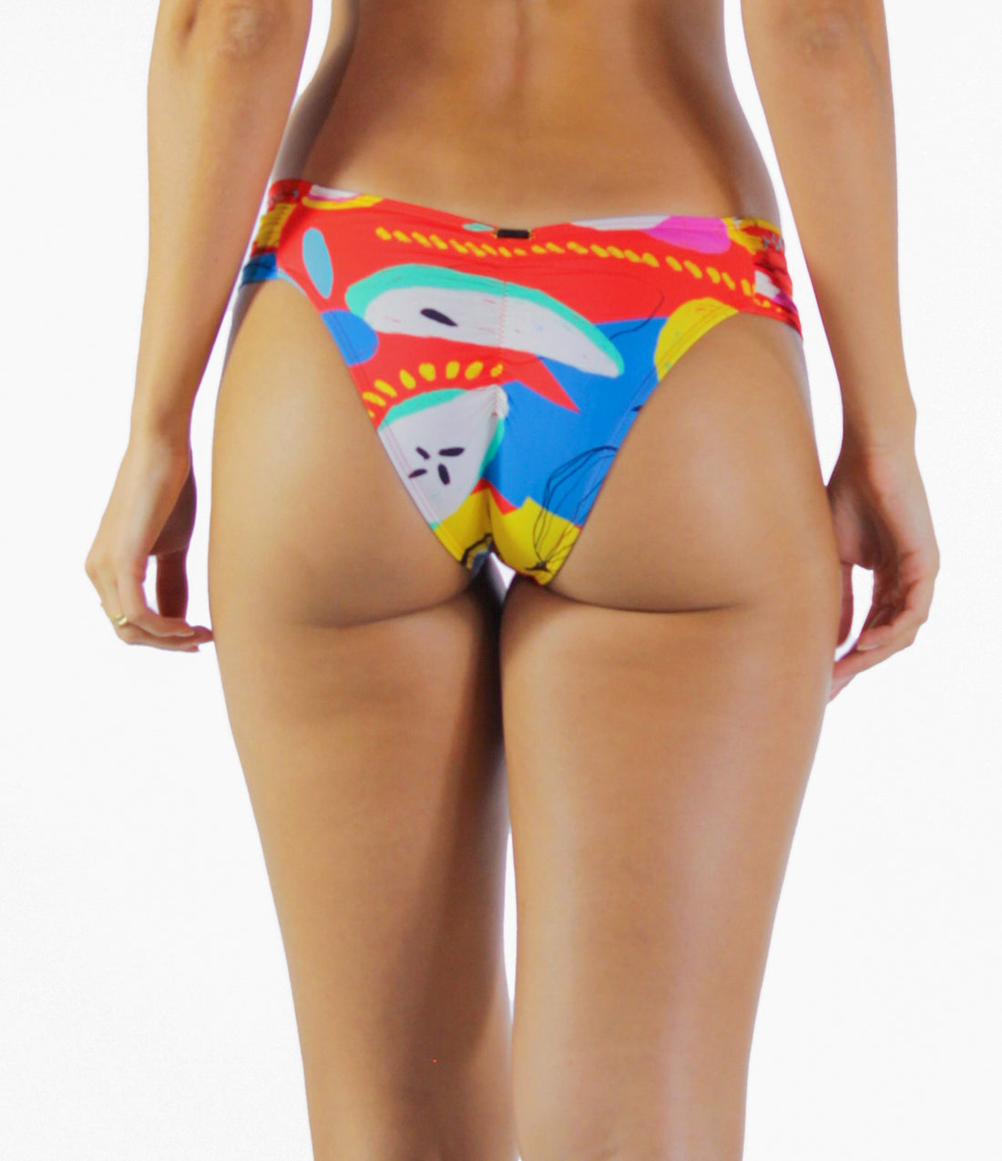 Model Back: La Playa Bikini Bottoms Bottom Franzido Frutas