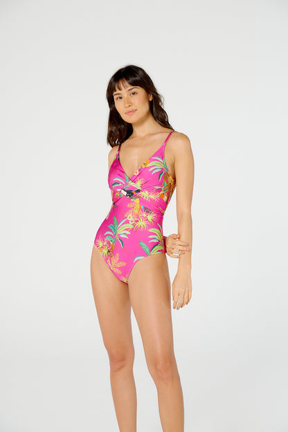 Model Front: Blueman One Piece Swimsuits Maio Atracao Mata