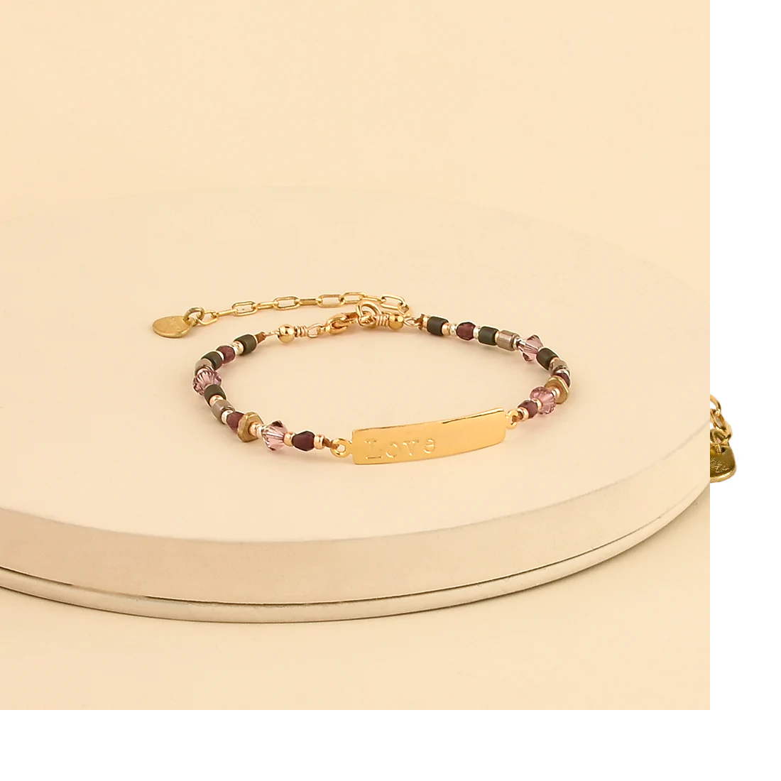 Image 02: Mishky Bracelets Love Gold B-St-Xs-10928
