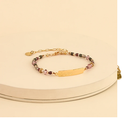 Image 02: Mishky Bracelets Love Gold B-St-Xs-10928