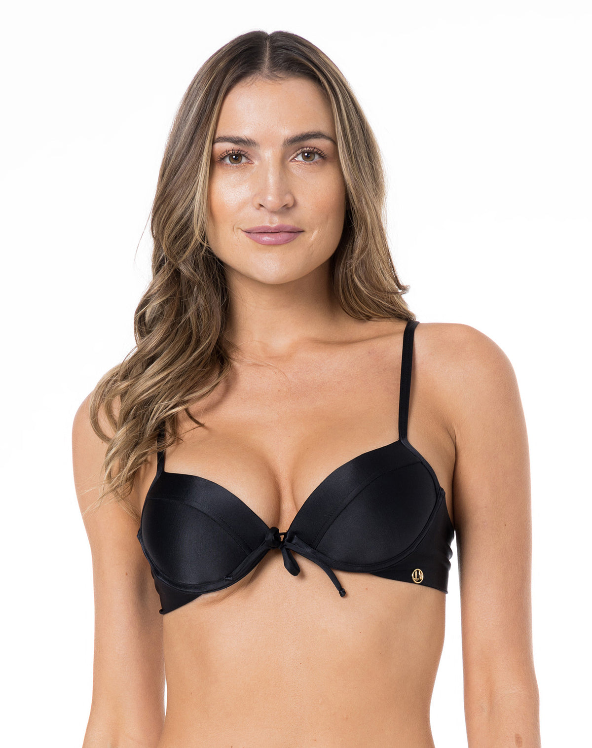 Gallery: Lua Morena Bikini Tops Top Bolha Fio Liso Preto