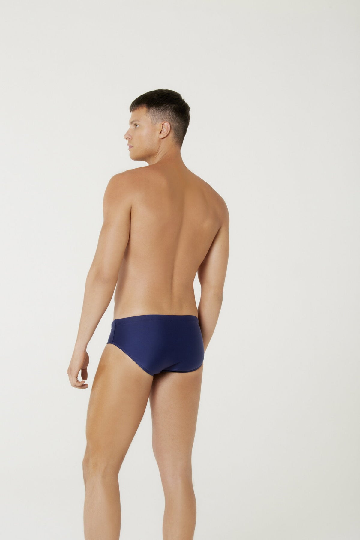 Model Back: Blueman Swim Trunks Sunga Ricky Azul-Marinho