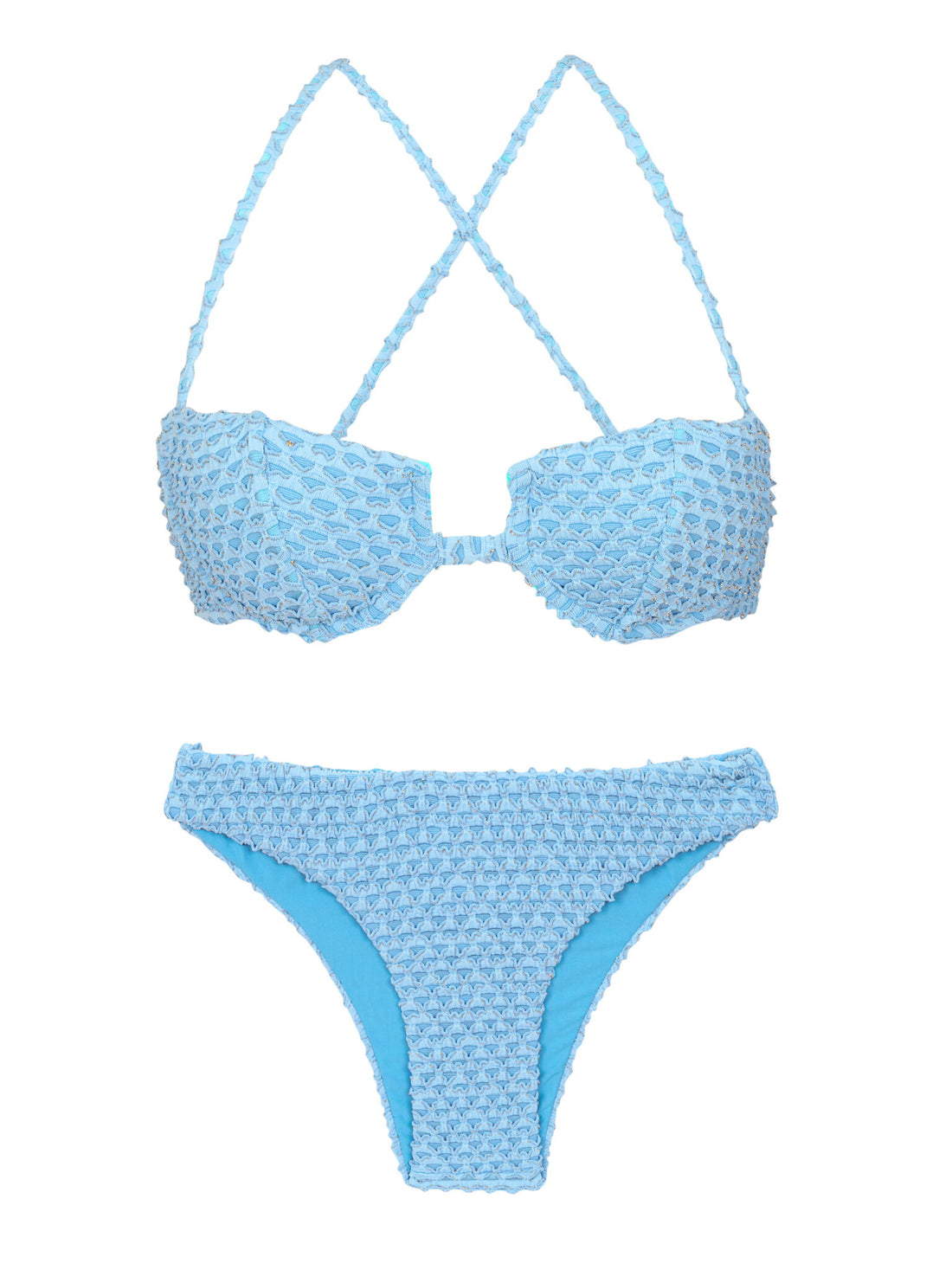 Product Front: Rio De Sol Two Piece Swimwear Set Drift-Cianita Juliette-Tie Essential