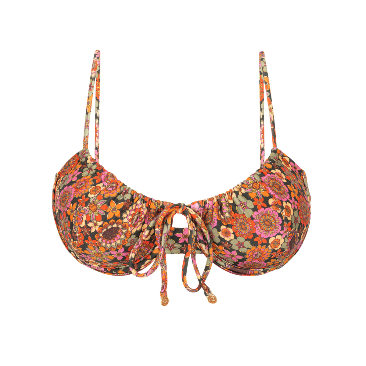 Product Front: Rio De Sol Bikini Tops Top Bouquet Balconet-Tie