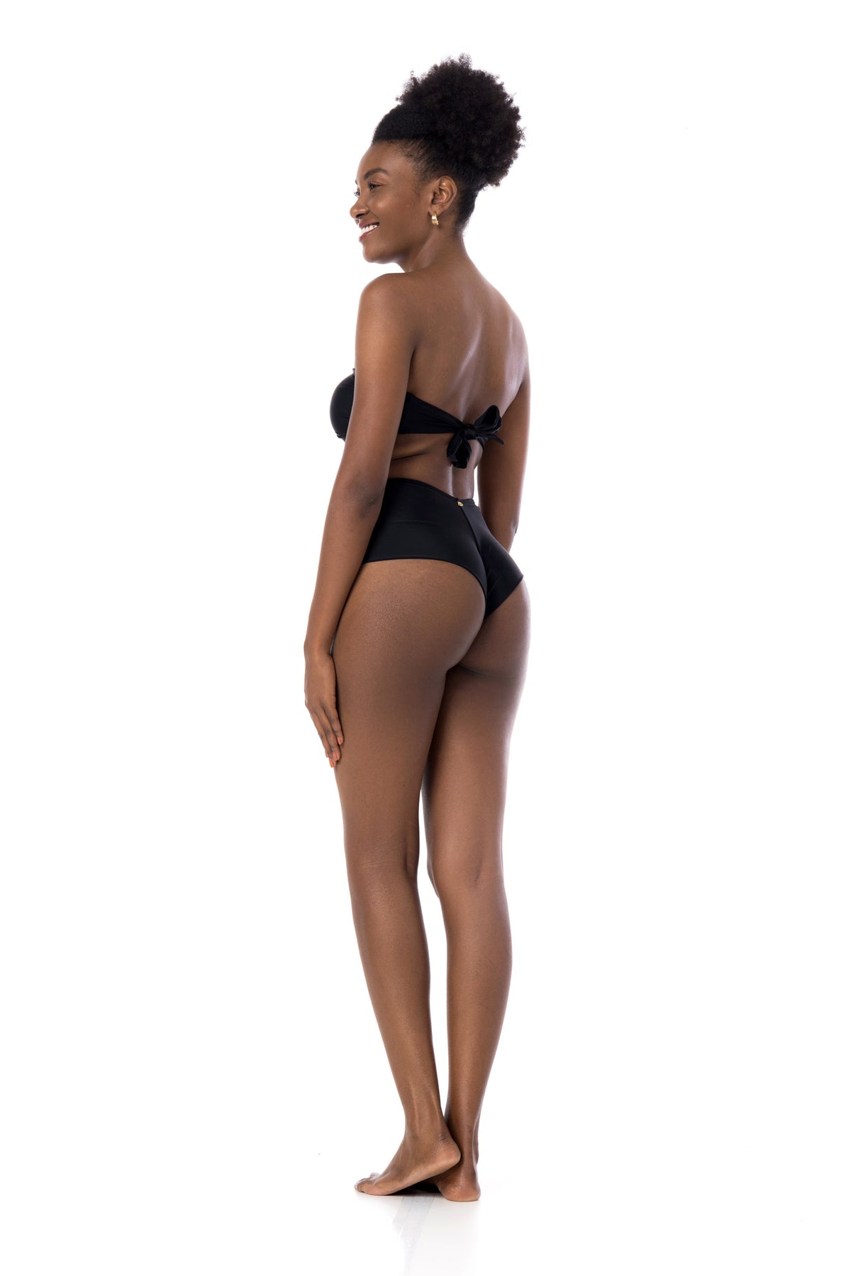 Model Back: La Playa Bikini Tops Top Tqc Hot Preto