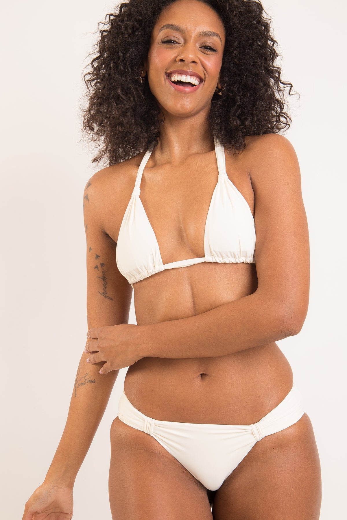 Image 11: Rio De Sol Bikini Bottoms Bottom Off-White Mel-Comfy