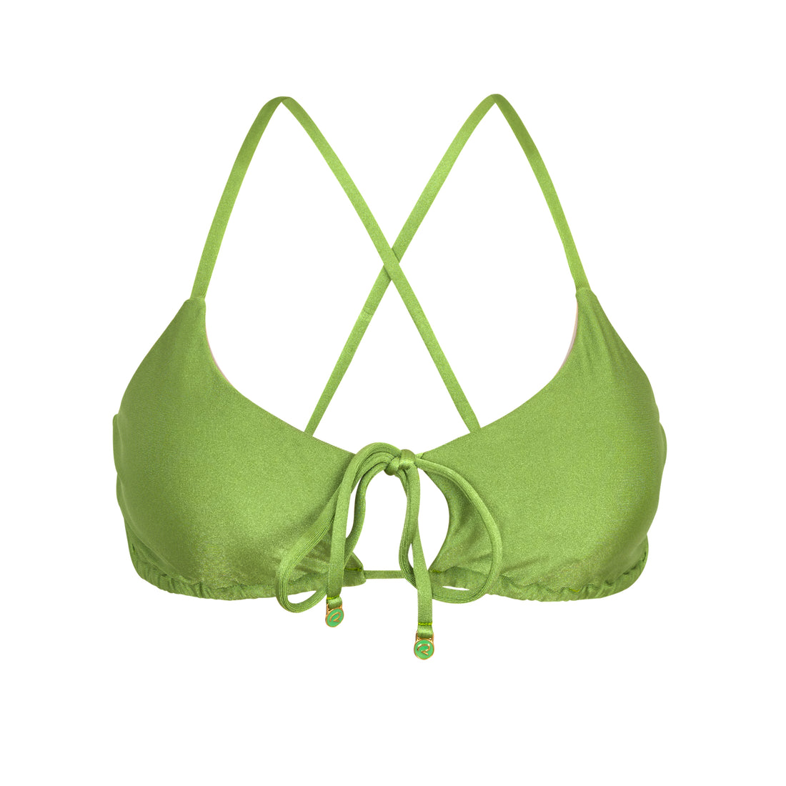 Product Front: Rio De Sol Bikini Tops Top Shimmer-Botanica Tank-Tie