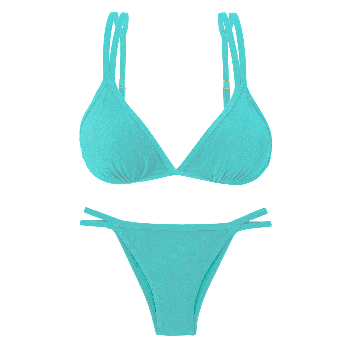 Product Front: Rio De Sol Two Piece Swimwear Set Malibu-Atol Tri-Duo Rio-Duo