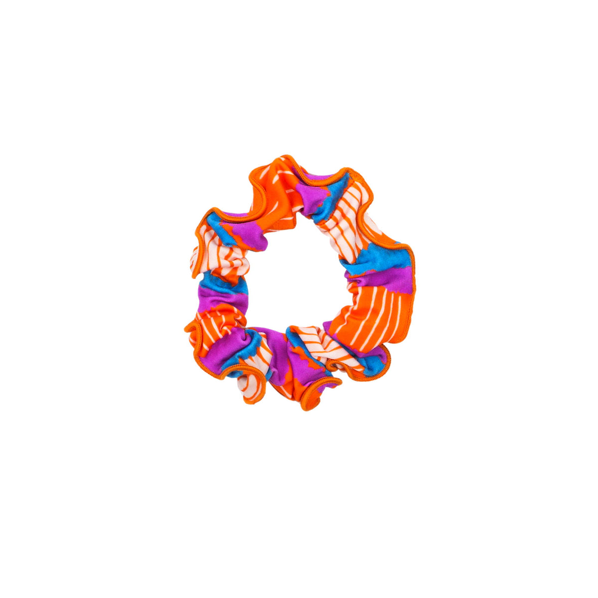 Product Front: Rio De Sol Hair Accessory Stripes Scrunchie