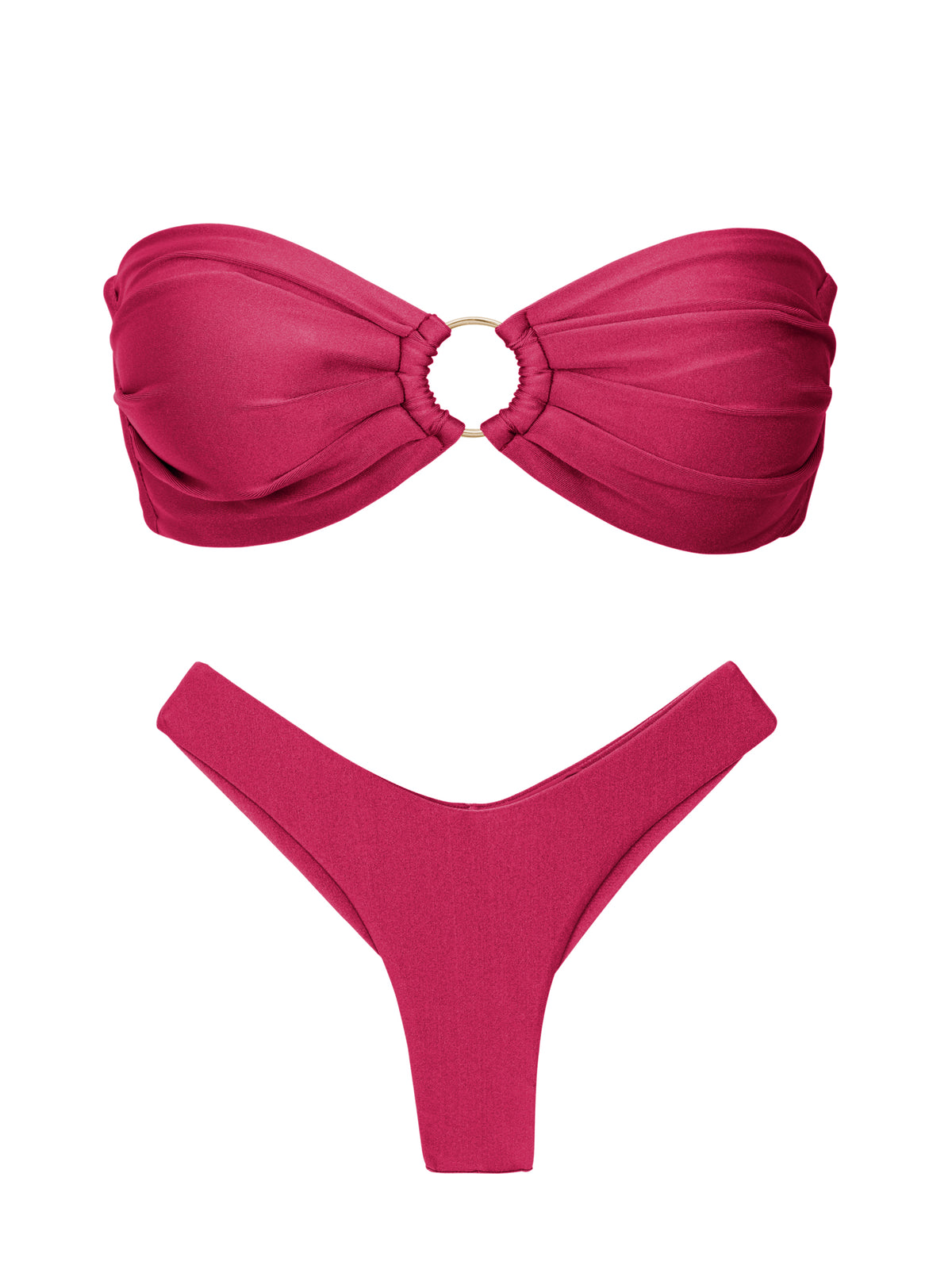 Product Front: Rio De Sol Two Piece Swimwear Set Shimmer-Desejo Mavi Nara