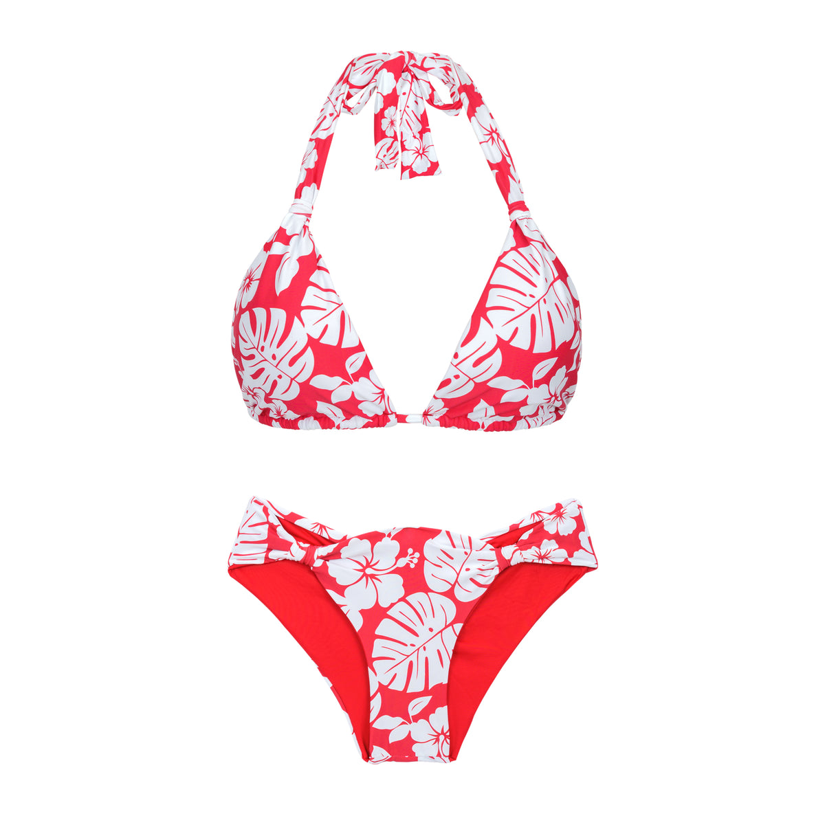 Product Front: Wednesday In Hawaii By Rio De Sol Two Piece Swimwear Set Pua-Hibiscus Mel
