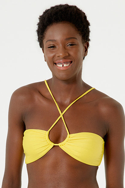Gallery: Blueman Bikini Tops Top Surfista Liso Alt23 Amarelo