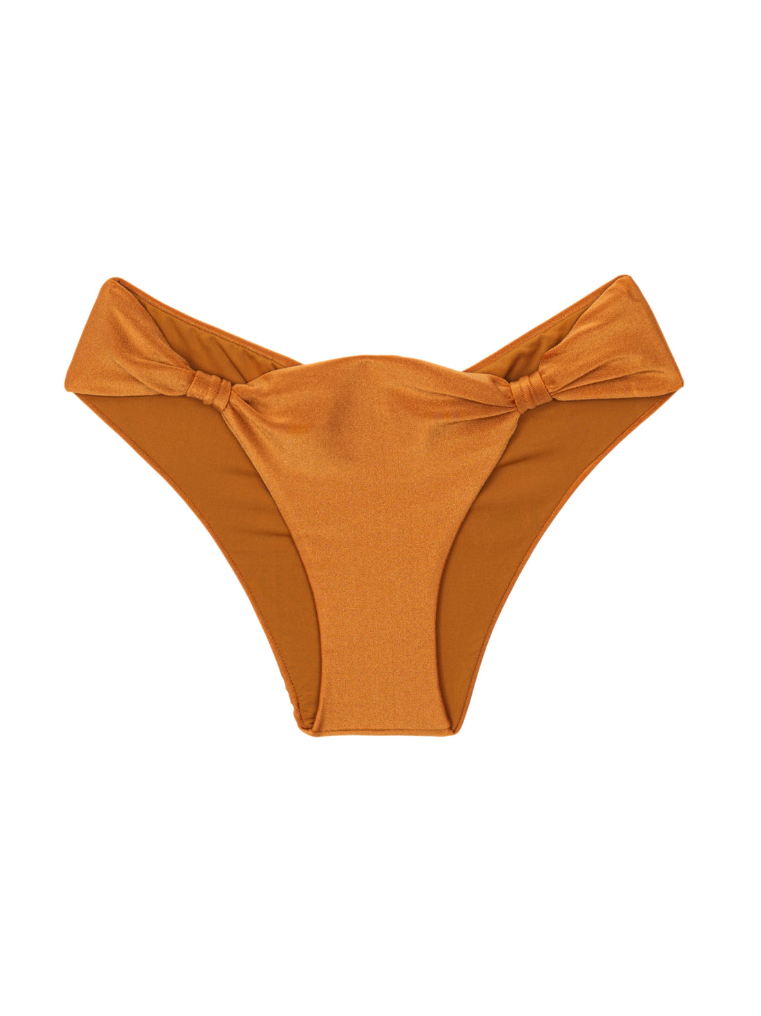 Product Front: Rio De Sol Bikini Bottoms Bottom Shimmer-Nocciola Mel