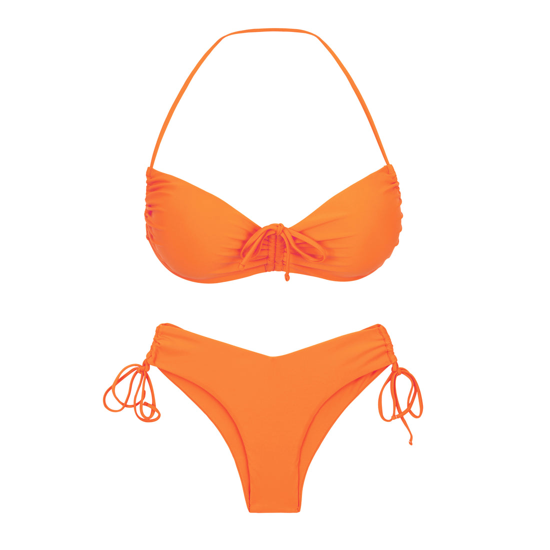 Product Front: Rio De Sol Two Piece Swimwear Set Bio-Laranjada Corine Lola