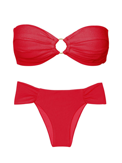 Product Front: Rio De Sol Two Piece Swimwear Set Malibu-Malagueta Mavi Baobi