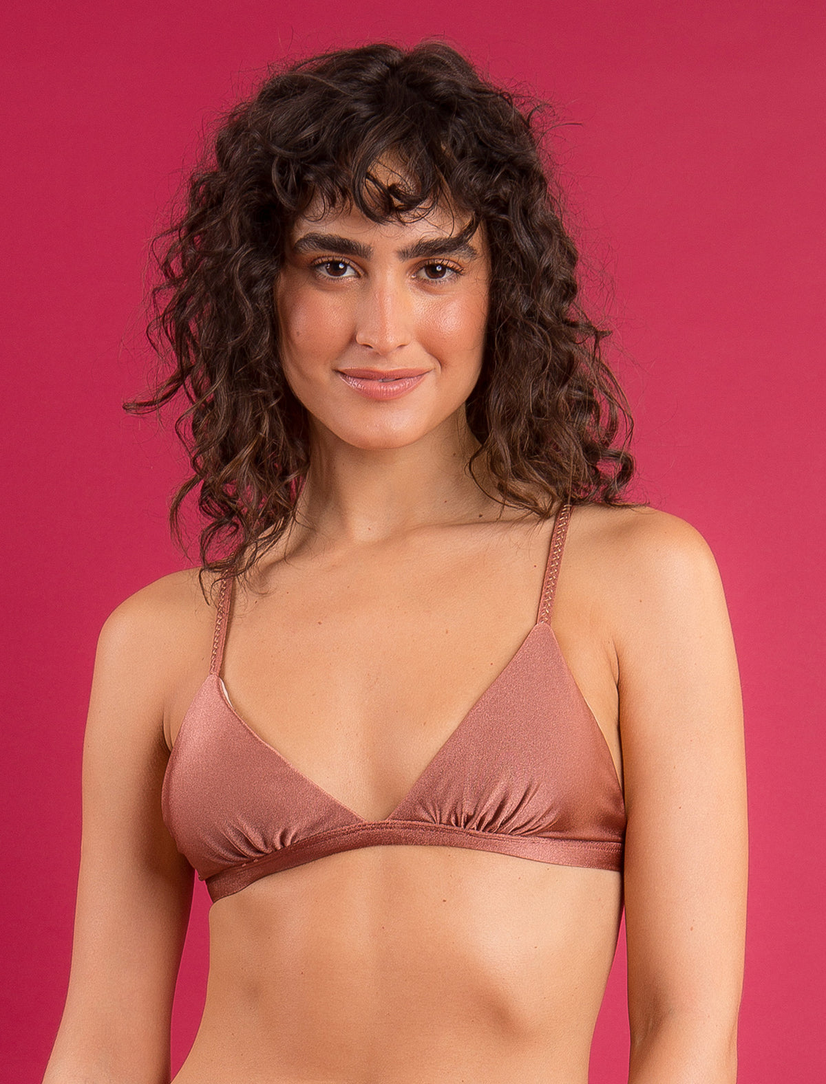 Image 09: Rio De Sol Bikini Tops Top Shimmer-Copper Tri-Fixo
