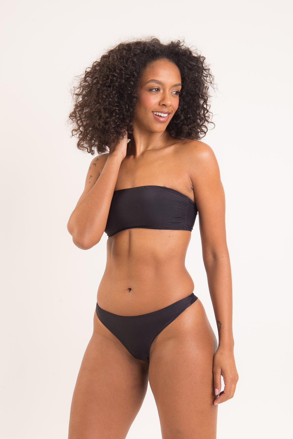 Image 04: Rio De Sol Bikini Tops Top Nero Bandeau-Reto