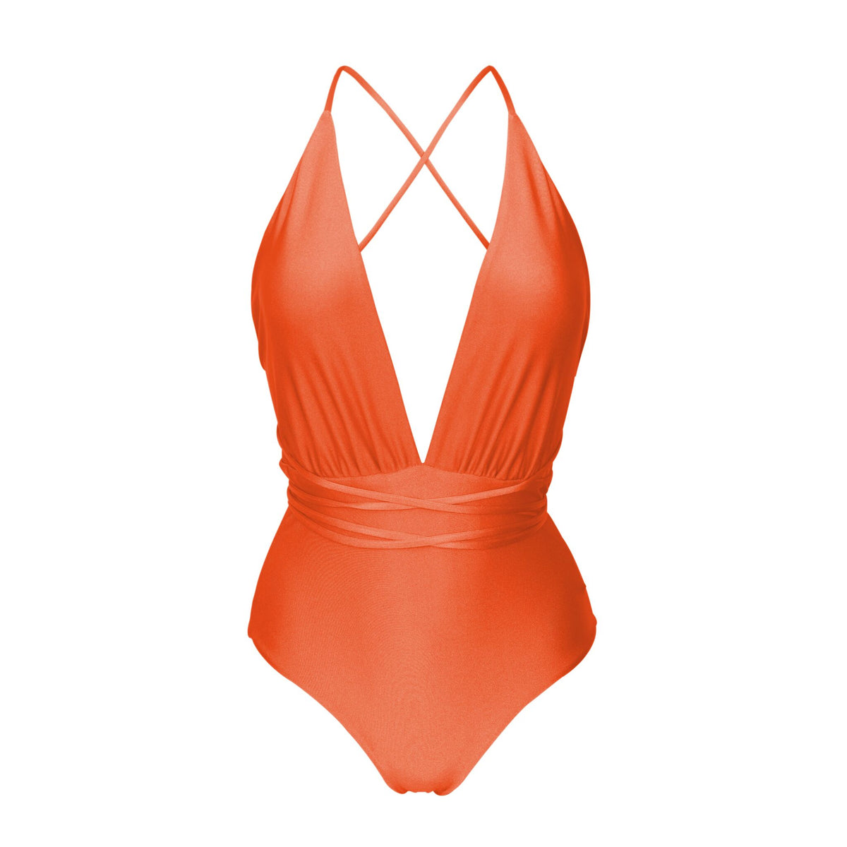 Product Front: Rio De Sol One Piece Swimsuits Shimmer-Paprica New Vegas