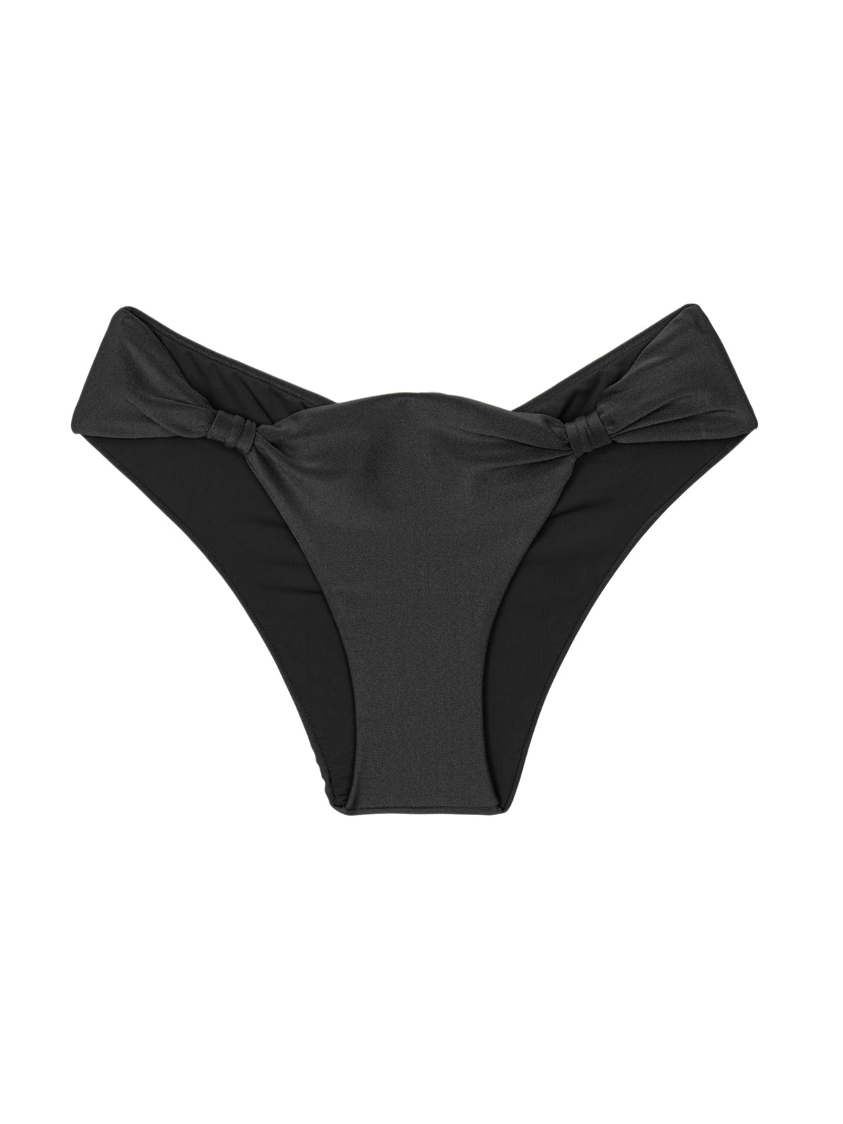Product Front: Rio De Sol Bikini Bottoms Bottom Shimmer-Black Mel