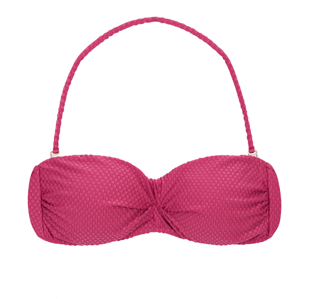 Product Front: Rio De Sol Top Top Cloque Lichia Bandeau
