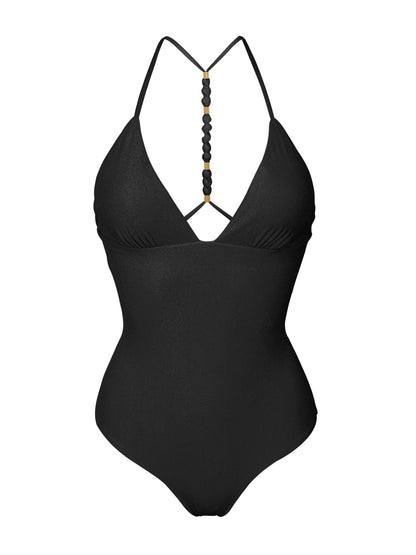 Product Front: Rio De Sol One Piece Swimsuits Malibu-Black Alani-Op