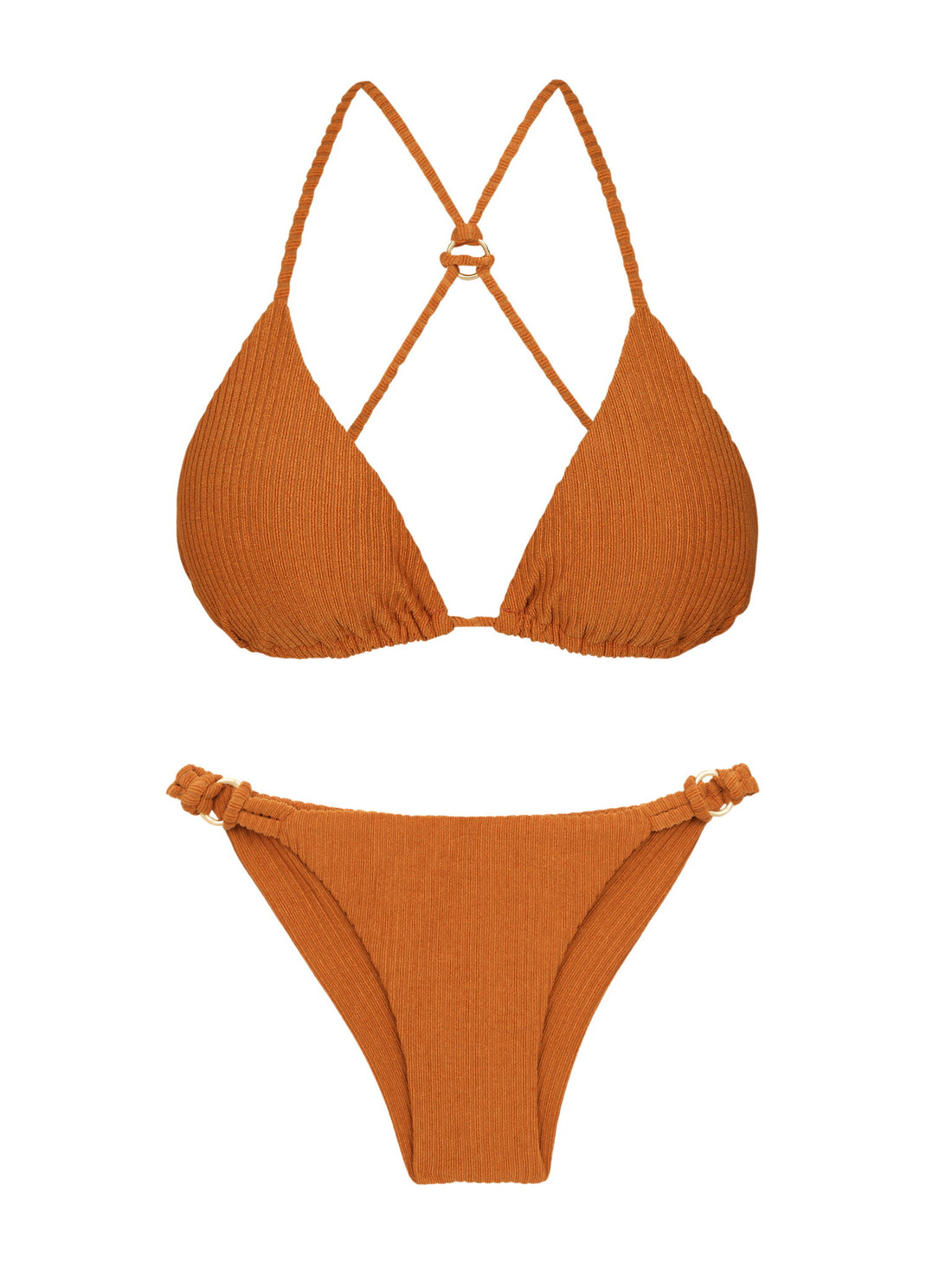 Product Front: Rio De Sol Two Piece Swimwear Set Ferrugo Tri-Aya Cheeky-Aya